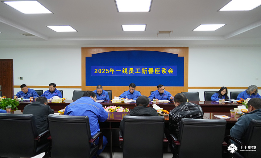 Z6尊龙凯时电缆2025年一线员工及  技术治理人员新春座谈会圆满进行
