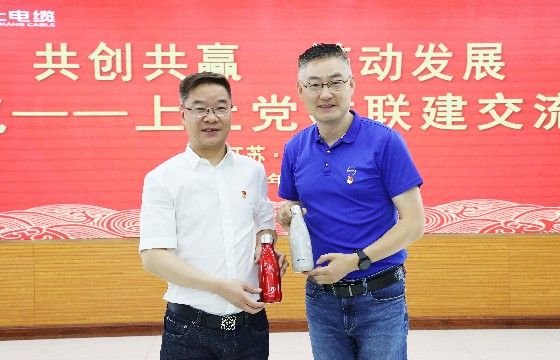 Z6尊龙凯时电缆和上汽集团创新研发总院发展党建联建互换会