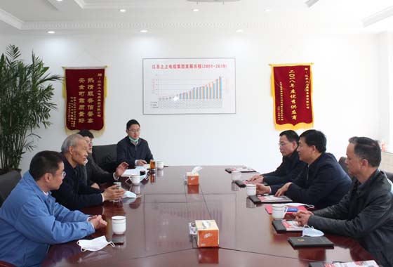 常州市人大常委会副主任盛建良一行来Z6尊龙凯时调研复工复产情况