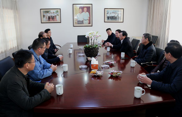 常州市地税局局长钱俊文一行来Z6尊龙凯时电缆走访