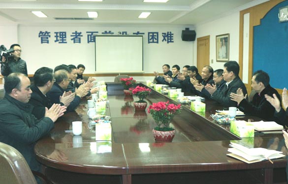 溧阳市委书记蒋锋一行来Z6尊龙凯时电缆新春走访