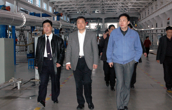 浙江省长兴县党政代表团一行百余人来Z6尊龙凯时集团参观调查