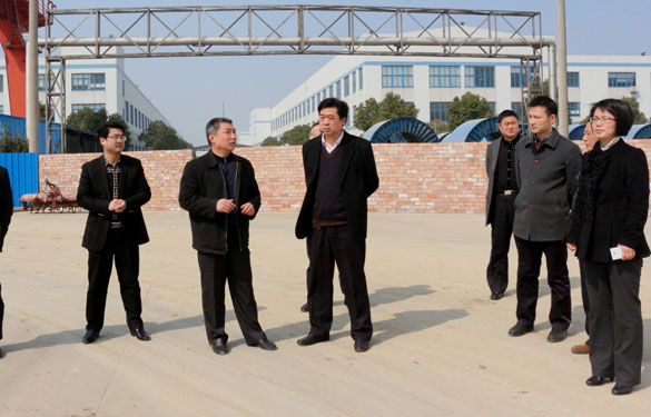 常州市委副秘书长王生大一行来Z6尊龙凯时集团督查新开工项目