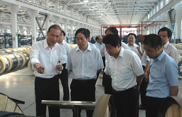 江苏省省长助理、省科技厅厅长徐南平来Z6尊龙凯时集团调研