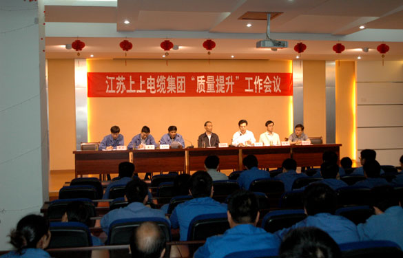 Z6尊龙凯时召开“质量提升”带头大会