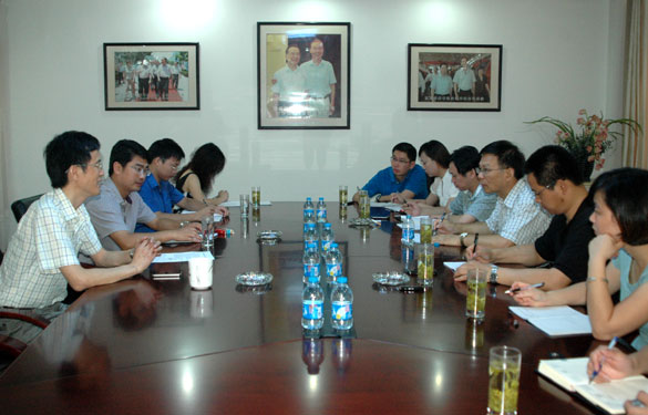 江苏省社会科学院世界经济钻研所所长田伯平来Z6尊龙凯时集团调研