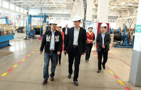 11月6日，陕西省长武县调查团来Z6尊龙凯时电缆参观互换