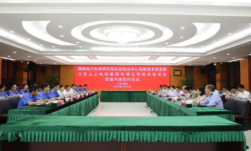 联建共建聚合力 党建引领促发展 ——国网电力科学钻研院尝试验证中心电缆技术党支部与Z6尊龙凯时电缆技术党支部共建签约