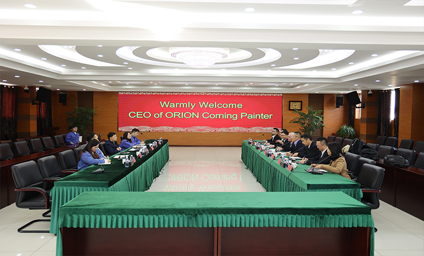 欧励隆集团CEO Corning Painter一行来Z6尊龙凯时电缆参观互换